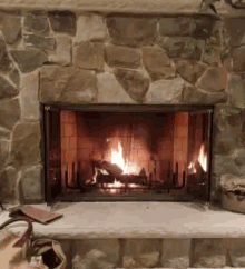 Wood Fire GIF - Wood Fire Fireplace GIFs