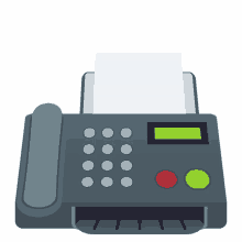 fax machine objects joypixels facsimile machine telefax