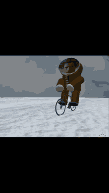 Patrick Bateman Antarctica GIF - Patrick Bateman Antarctica Bike Ride GIFs