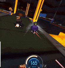 a screenshot of a video game with the number 186 in the center of the screen