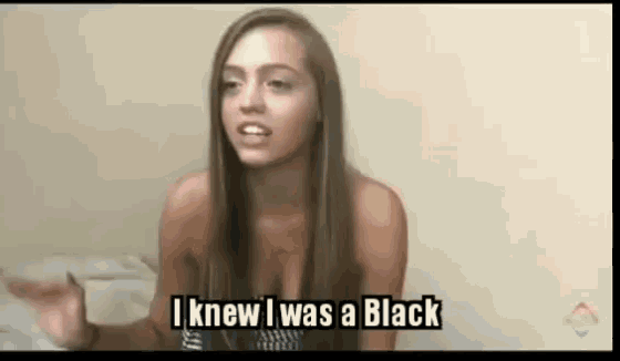 Woahhvicky I Knew I Was Black GIF - Woahhvicky I Knew I Was Black White Girl GIFs