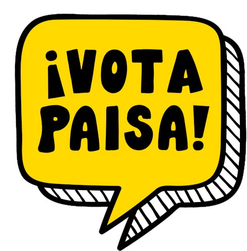Vota Paisa Paisa Sticker