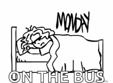 Monday Monday Sucks GIF - Monday Monday Sucks On The Bus GIFs