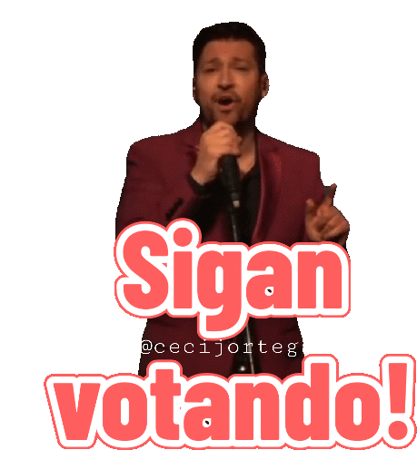 Pablo Ruiz Sigan Votando Sticker - Pablo Ruiz Sigan Votando Stickers
