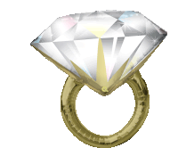 Ring Diamond Sticker - Ring Diamond Engaged Stickers