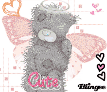 Tatty Teddy Cute Bear Fly Heart GIF - Tatty Teddy Cute Bear Fly Heart GIFs