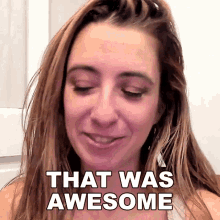 That Was Awesome Lauren Francesca GIF