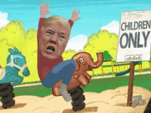 Donald Trump Fun GIF - Donald Trump Fun Playground GIFs