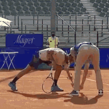 benoit paire line call tennis ball was out umpire