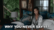 Why You Never Say It Jhené Aiko GIF - Why You Never Say It Jhené Aiko None Of Your Concern Song GIFs