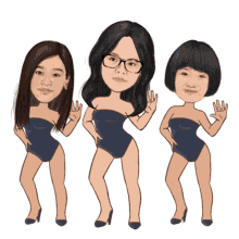 stressed marias animated cute single ladies dancing