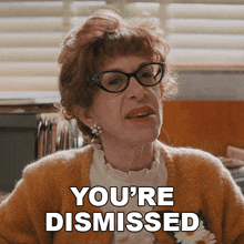 Youre Dismissed Asst Principal Mcgee GIF - Youre Dismissed Asst Principal Mcgee Grease Rise Of The Pink Ladies GIFs