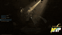 a screen shot of a video game with the words gothzatanna mvp