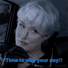 Time To Slay Your Day Meryl Streep GIF - Time To Slay Your Day Meryl Streep Deal With It GIFs
