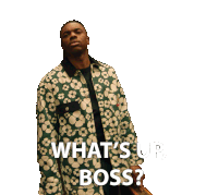 What'S Up Boss Vince Staples Sticker - What'S Up Boss Vince Staples The Vince Staples Show Stickers