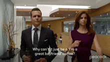 Why Can'T It Just Be A I'M A Great Boyfriend Coffee Harvey Specter GIF - Why Can'T It Just Be A I'M A Great Boyfriend Coffee Harvey Specter Donna Paulsen GIFs