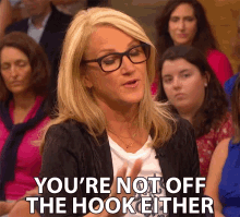 youre not off the hook either youre not free to go youre also in trouble youre not getting off scot free mel robbins