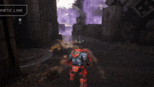 a video game displays a telekinetic link button