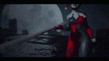Harley Quinn Classic Kill Justice League GIF