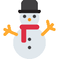 Snowman Freak Out Sticker - Snowman Freak Out Waving Stickers