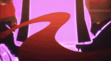 a purple background with a red swirl in the center