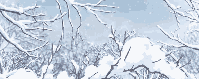 Park Anime Background - Winter Night, Falling Snow and Light on. Stock  Illustration | Adobe Stock