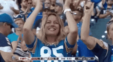 winnipeg blue bombers fan clapping cheering blue bombers