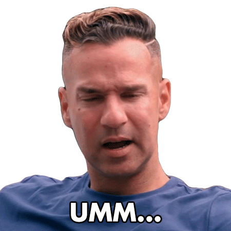 Umm The Situation Sticker - Umm The Situation Mike Sorrentino Stickers