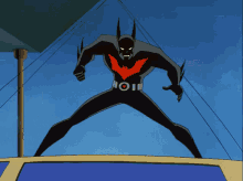 Batman Beyond Leap GIF - Batman Beyond Leap Action GIFs