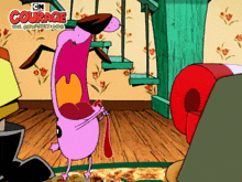Blowing Up Balloon Courage GIF - Blowing Up Balloon Courage Courage The Cowardly Dog GIFs