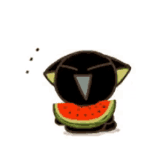 Cat Watermelon Seeds GIF - Cat Watermelon Seeds Eat GIFs