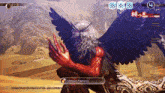 a screenshot of a video game shows a monster with megido flame 6