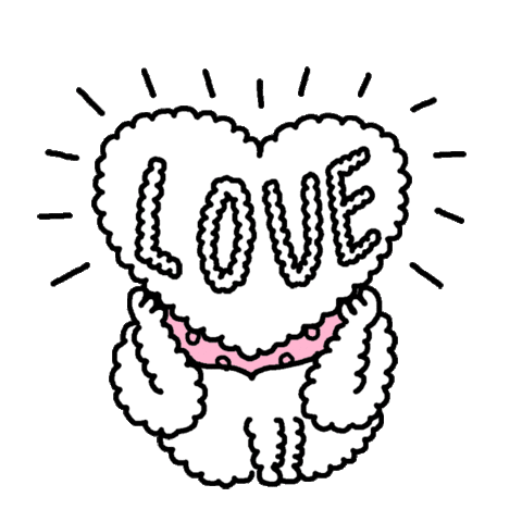 Sparkling Heart Warm Smile Sticker - Sparkling Heart Warm Smile Adore Stickers