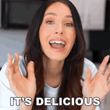 Its Delicious Shea Whitney GIF - Its Delicious Shea Whitney Yummy GIFs