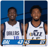 Dallas Mavericks (43) Vs. Utah Jazz (45) Half-time Break GIF - Nba Basketball Nba 2021 GIFs