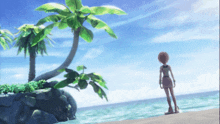 Kairi Watching The Sea On A Beach Kingdom Hearts 1 GIF
