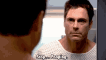 Rob Lowe Stop Pooping GIF - Rob Lowe Stop Pooping Parks And Rec GIFs