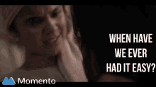 The Chosen Easy GIF - The Chosen Easy When Have We Ever Had It Easy GIFs