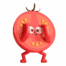 tomato scared