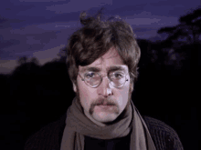 The Beatles John Lennon GIF - The Beatles John Lennon Stare GIFs