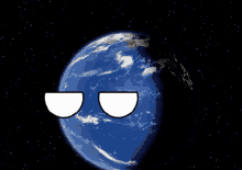 earth moon animation