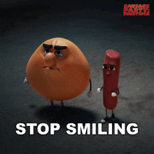 Stop Smiling Sammy GIF