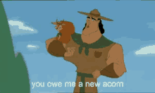 You Owe Me GIF - You Owe Me Disney Emperors New Groove GIFs