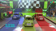 Carrera Equipo Azul GIF - Carrera Equipo Azul Equipo Verde GIFs