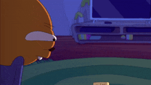 a cartoon character is reading a pamphlet about game setup and symbol keys