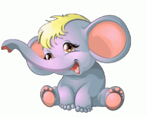 Baby Elephant Cartoon GIFs | Tenor