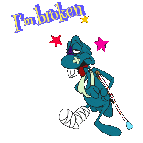 I'M Broken I'M Sad Sticker - I'M Broken I'M Sad Heartbreak Stickers