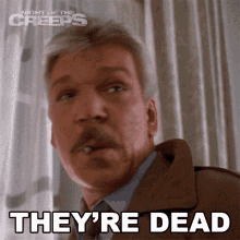 Theyre Dead Ray Cameron GIF - Theyre Dead Ray Cameron Night Of The Creeps GIFs
