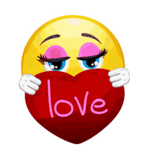 love you this much heart emoji shy blush