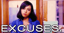 Excuses - Parks And Recreation GIF - Parks And Recreation Aubrey Plaza April Ludgate GIFs